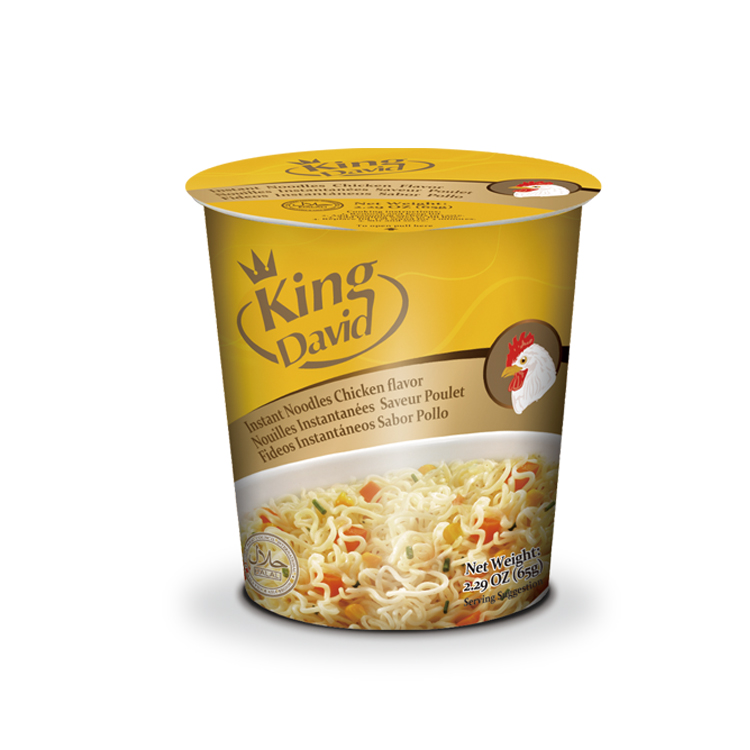 Instant vegan chicken cup noodles