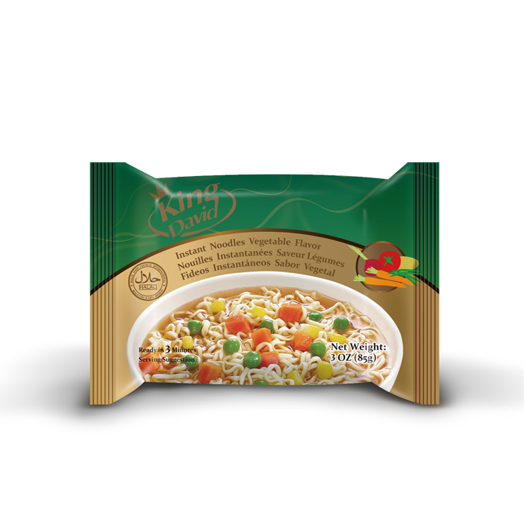 Instant bag noodle Vegetable flavor