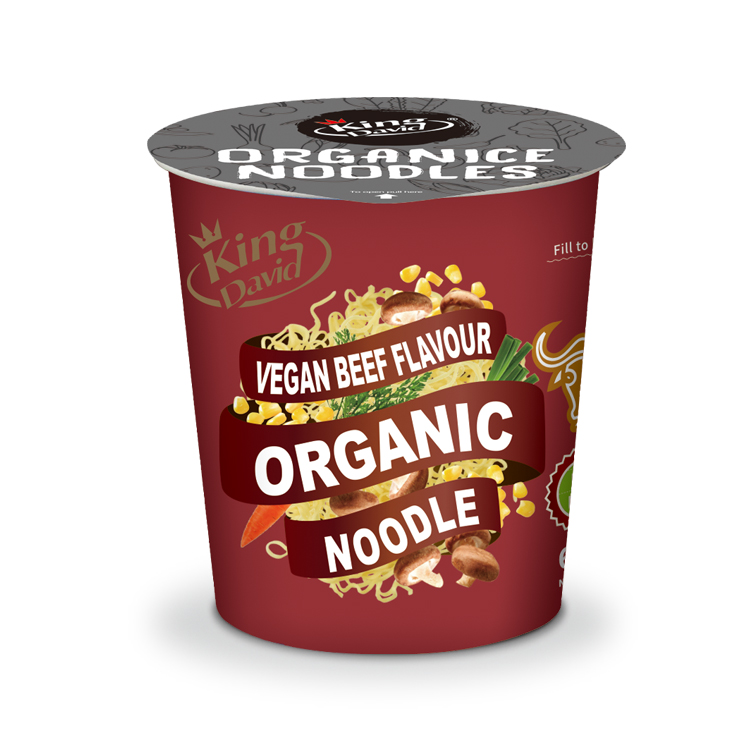 organic Beef cup noodles