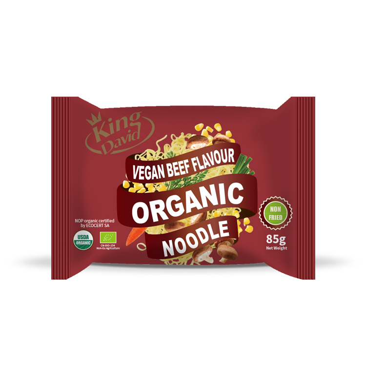 organic bag noodle Vegan Beef flavor